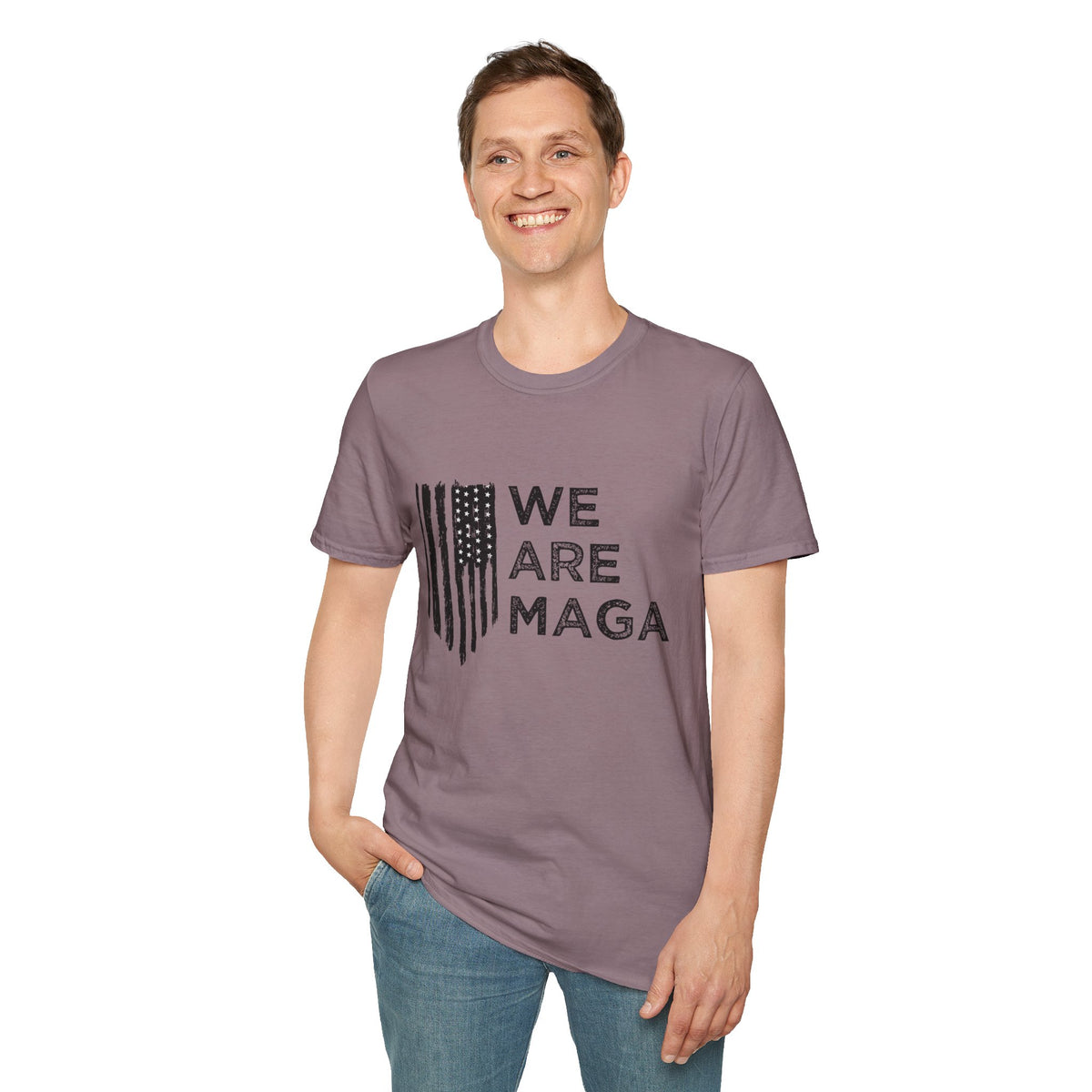 We Are MAGA Flag Graphic - Men’s T-Shirt