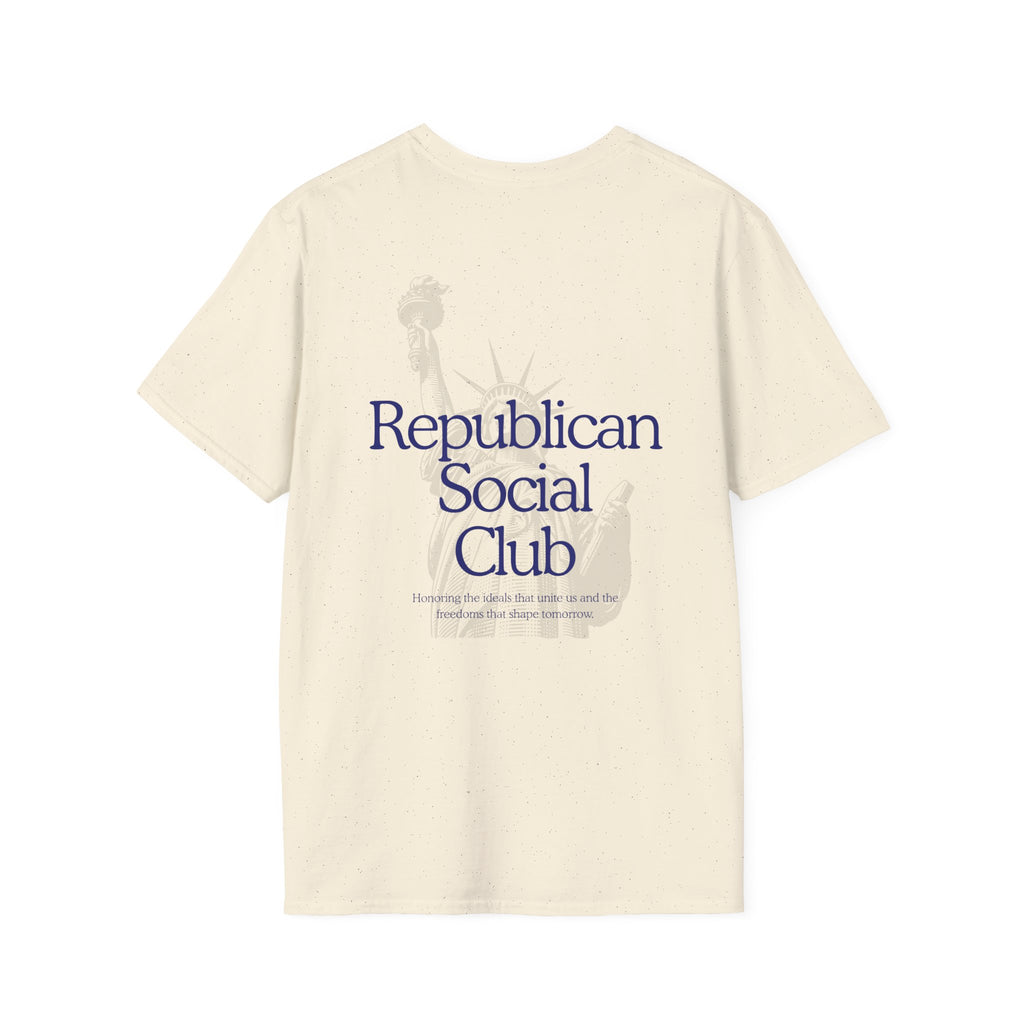 Statue of Liberty Minimalist T-Shirt - Patriotic Travel Tee