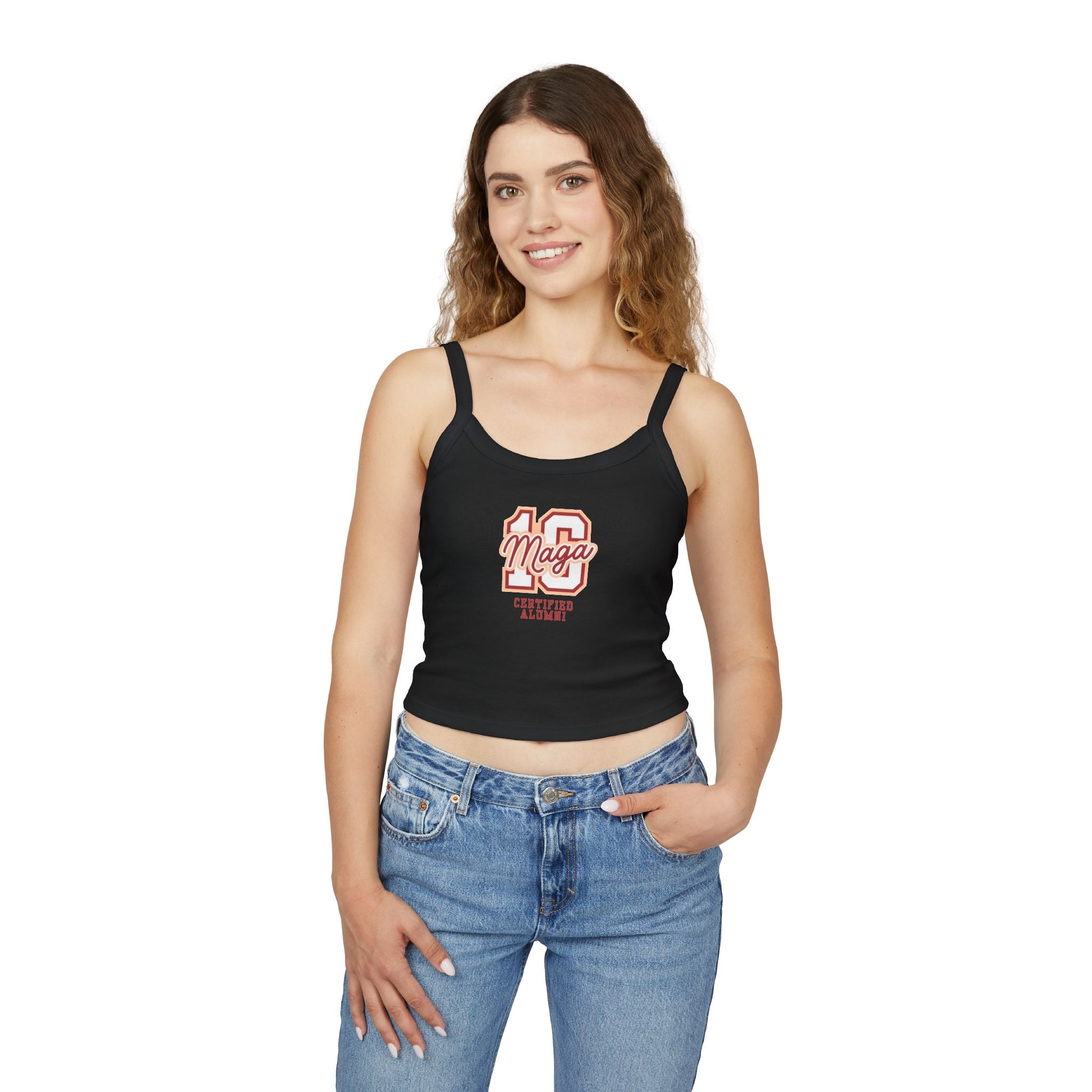 Tank Top - "MAGA 10" Vintage Athletic Crop Tank