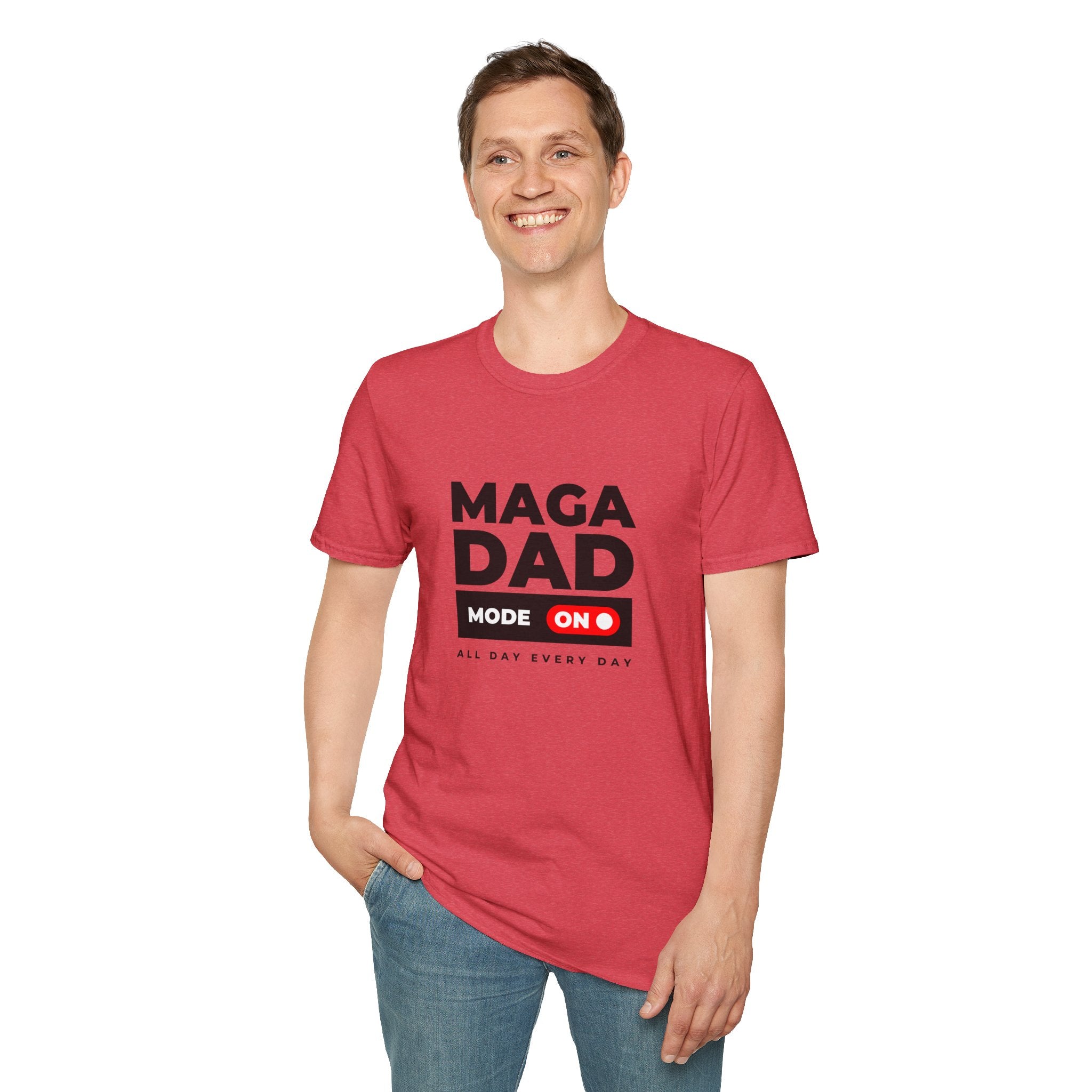 MAGA Dad T-Shirt - Bold Political Statement Tee for Fathers
