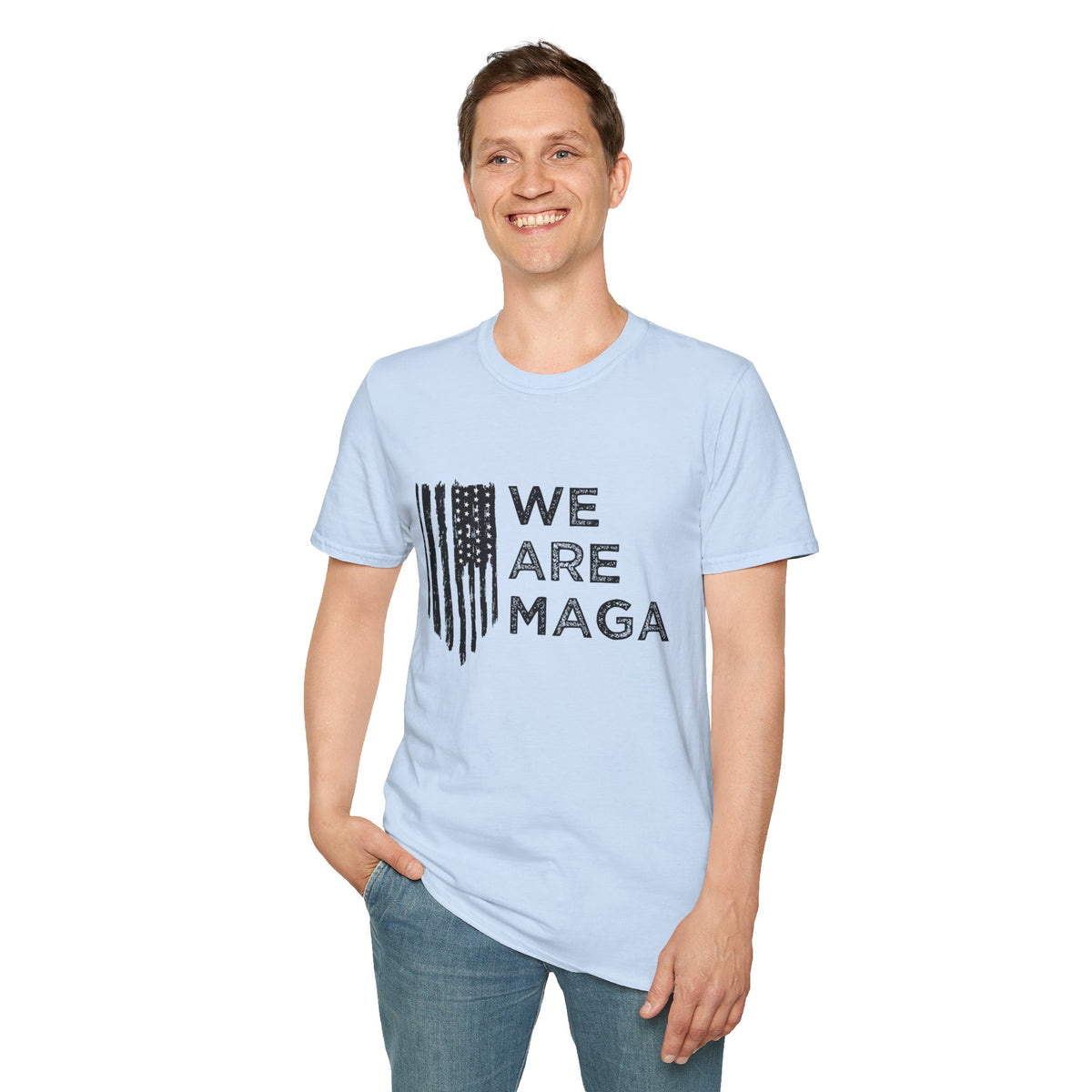 We Are MAGA Flag Graphic - Men’s T-Shirt