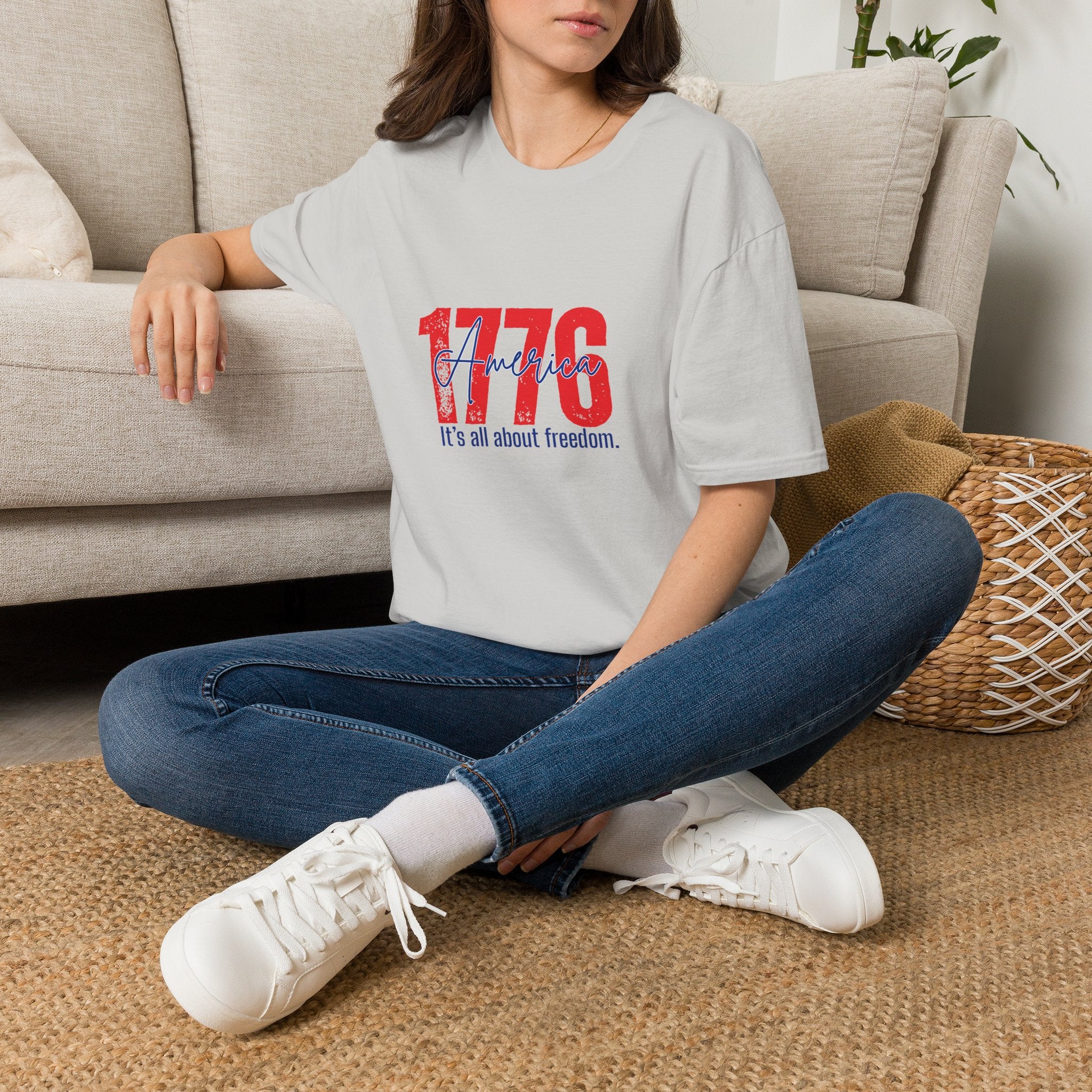 1776 America T-Shirt - Patriotic 4th of July Graphic Tee