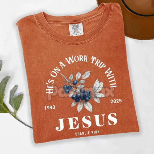 Charlie and Erika Kirk Memorial tribute shirt