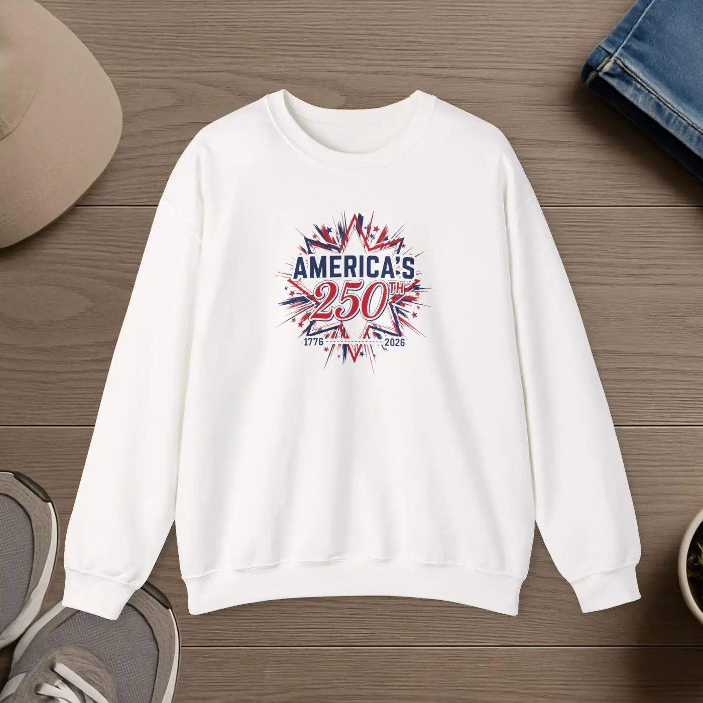 Patriotic 250th Anniversary Crewneck – Eco Soft - Dipaliz